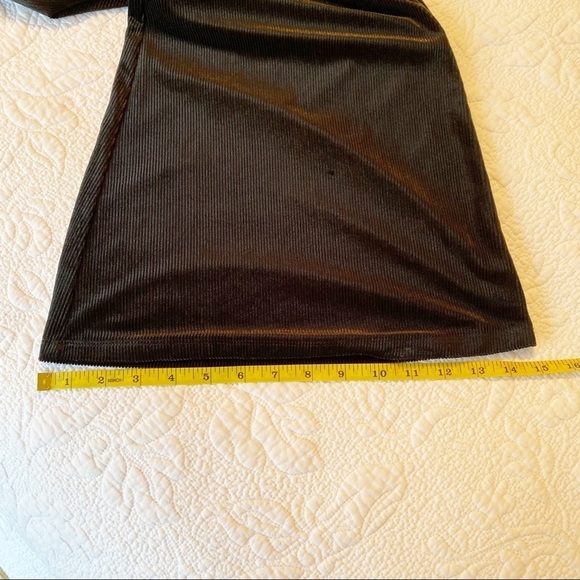 Band of Gypsies Ribbed Flare Black Pants - M - Picture 10 of 13